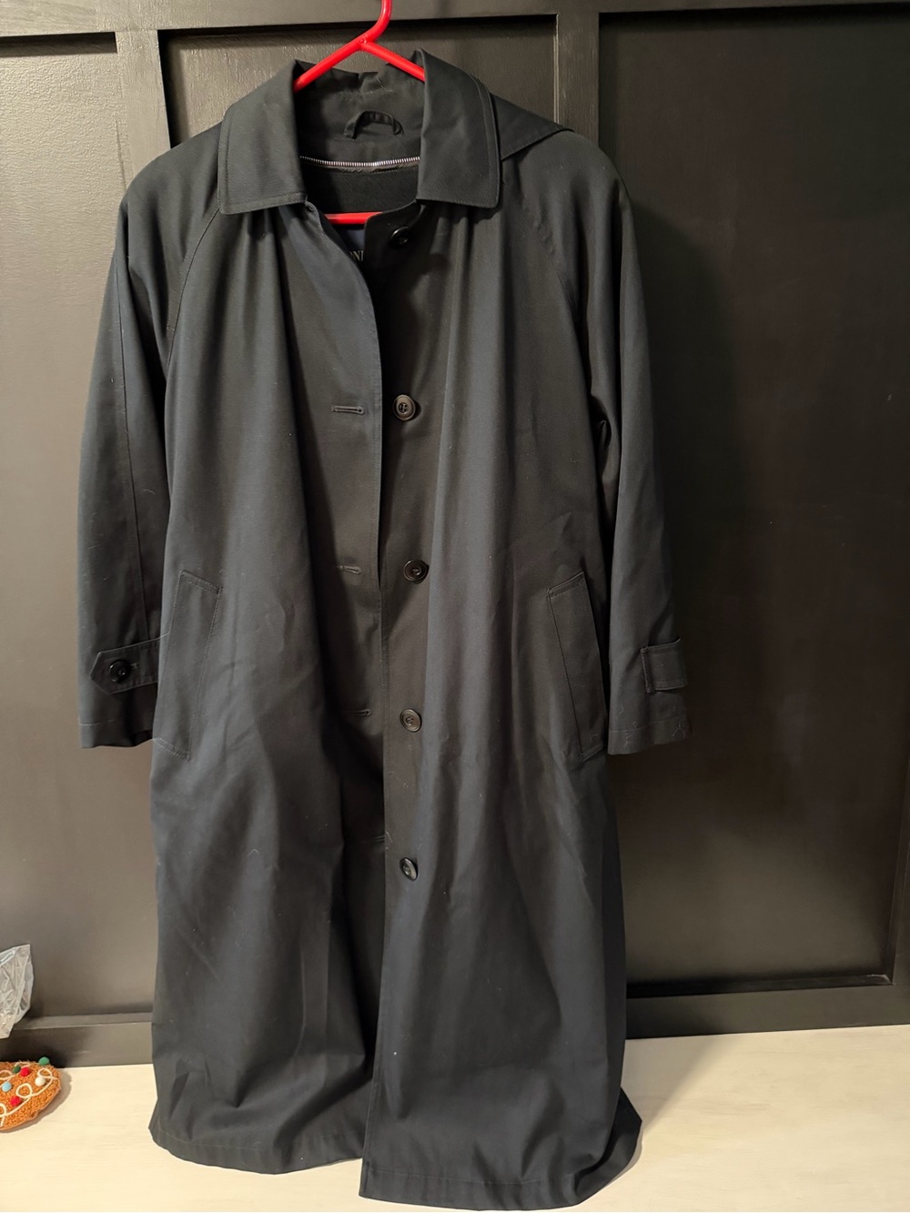 London Fog Woman Black Trench Coat - Classic with Hood